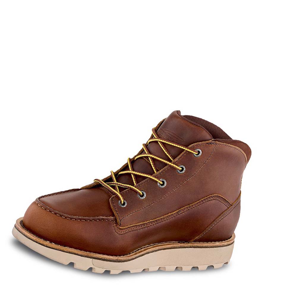 Red Wing Traction Tred Lite Soft Toe Men's Chukka Boots Burgundy | ZA 249BEX